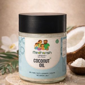 Wood pressed coconut oil
