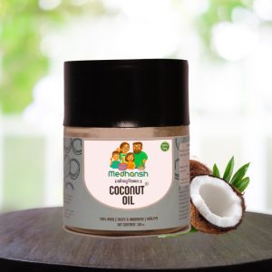 Wood pressed coconut oil